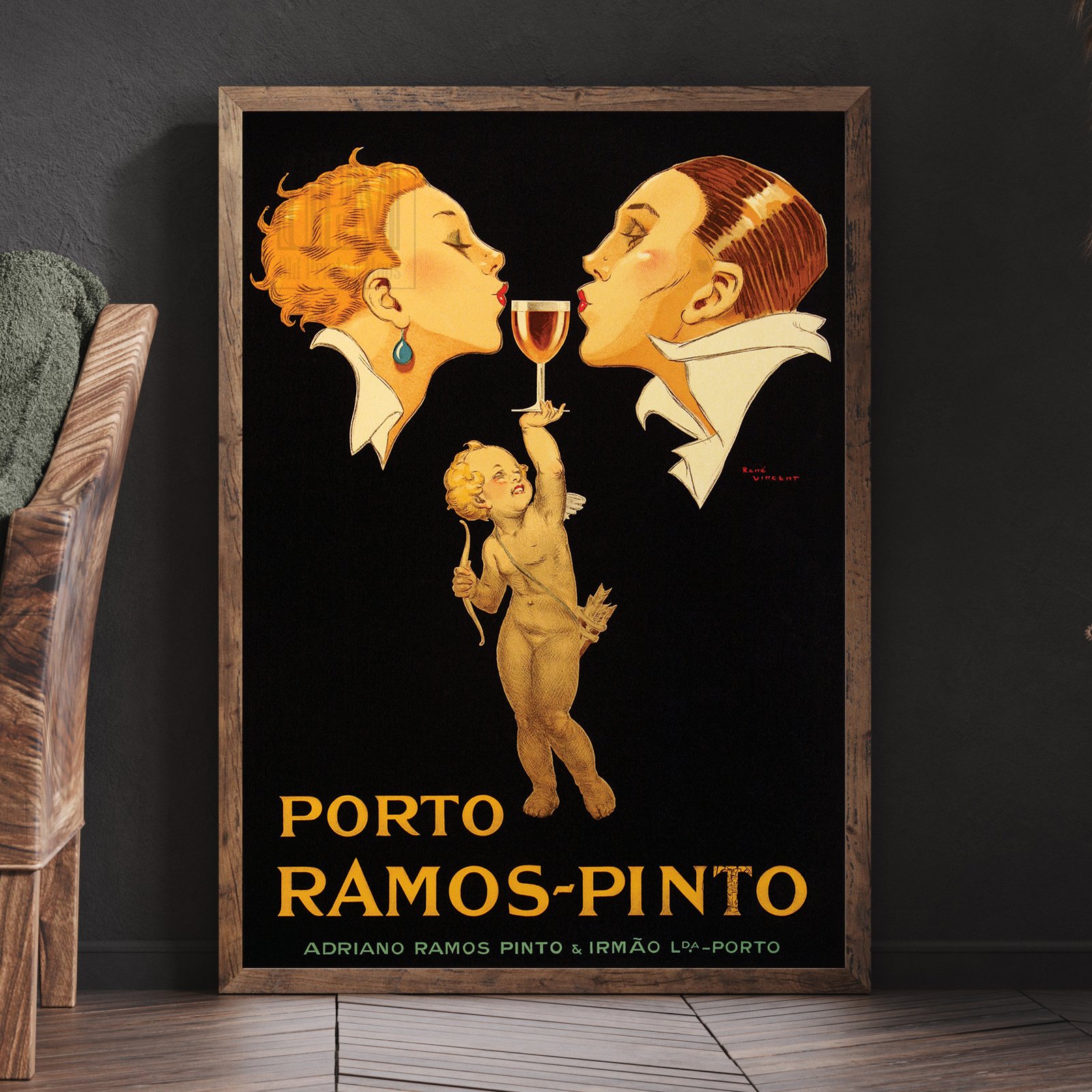 Porto Ramos-Pinto | Rene Vincent | 1920 | Vintage Ads | Wall Art